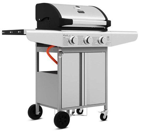 Гриль газовий стаціонарний Koler Relish v1 Compact Silver 376428 фото