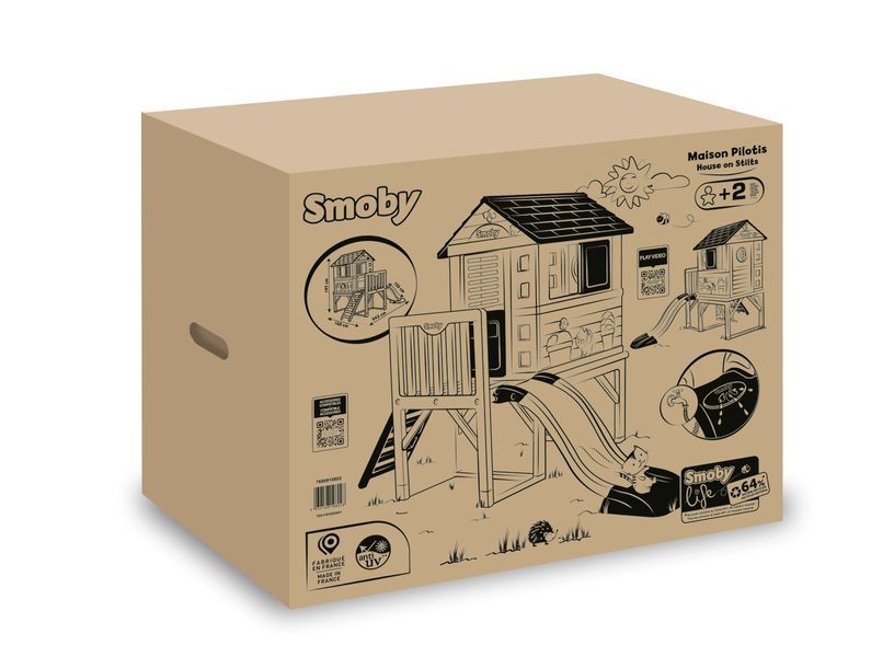 Игровой домик Smoby Дом Life Летний отдых на опорах (7600810802) 643982 фото