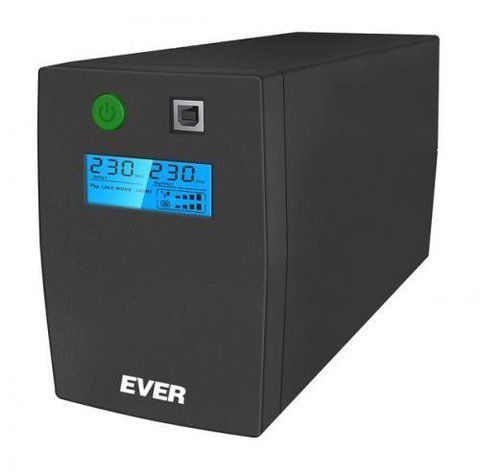 Лінійно-інтерактивне ДБЖ Ever Easyline 850 AVR USB (T/EASYTO-000K85/00) 316188 фото