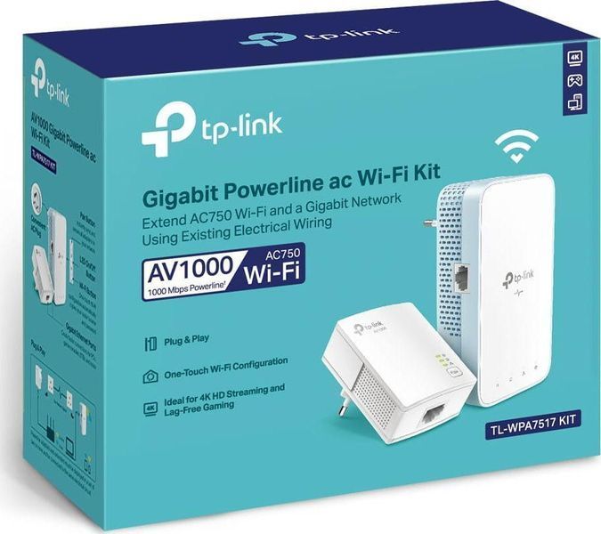 Powerline-адаптер TP-Link TL-WPA7517KIT 352231ua фото