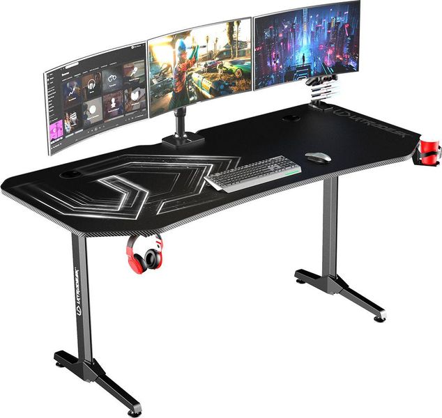 Геймерский игровой стол Ultradesk Frag XXL Black 329274 фото