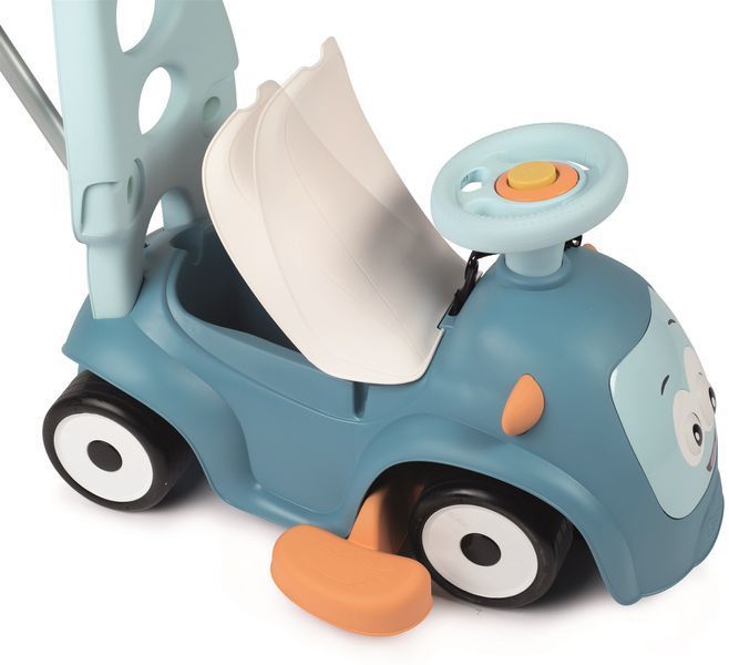 Каталка з батьківською ручкою Smoby Маестро 3 в 1, блакитний (720304) 643966 фото