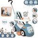 Каталка з батьківською ручкою Smoby Маестро 3 в 1, блакитний (720304) 643966 фото 3