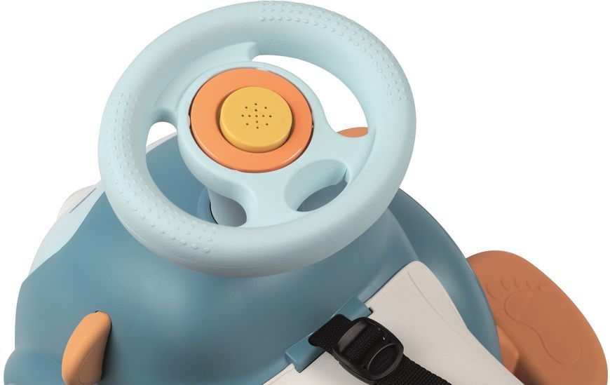 Каталка з батьківською ручкою Smoby Маестро 3 в 1, блакитний (720304) 643966 фото