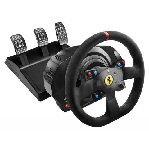 Комплект (кермо, педалі) Thrustmaster T300 Ferrari Integral RW Alcantara edition Black (4160652) 186820 фото