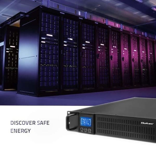 ИБП непрерывного действия (Online) Qoltec 3kVA/2400W (53947) 503565 фото