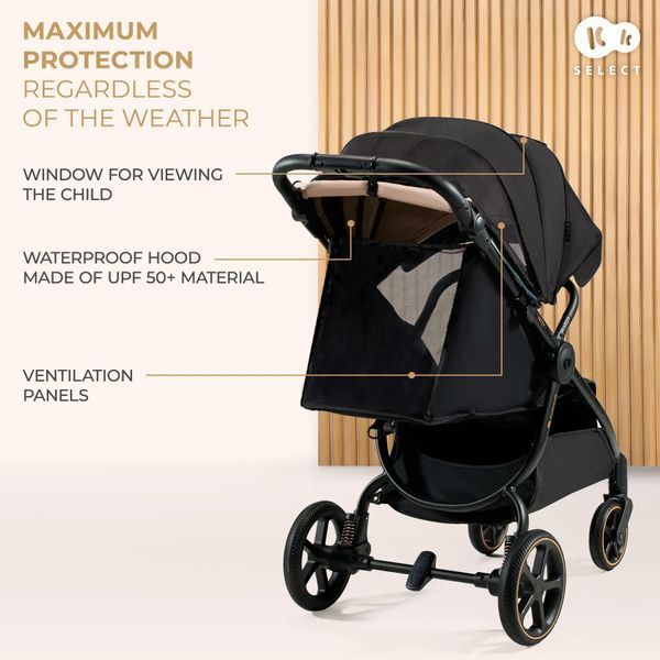 Прогулянкова коляска KinderKraft Mitzy Ink Black (KSMITZ00BLK0000) 643762 фото