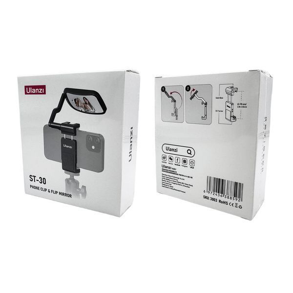 Держатель для телефона Ulanzi ST-30 Vijim Phone Clip & Flip Mirror Kit 626998ua фото