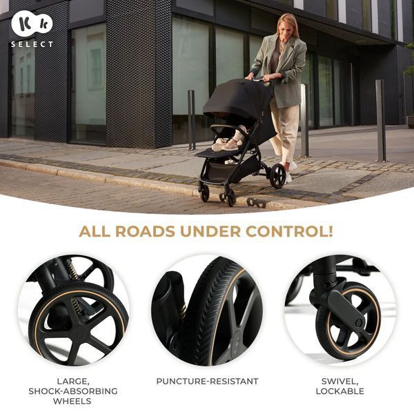 Прогулянкова коляска KinderKraft Mitzy Ink Black (KSMITZ00BLK0000) 643762 фото