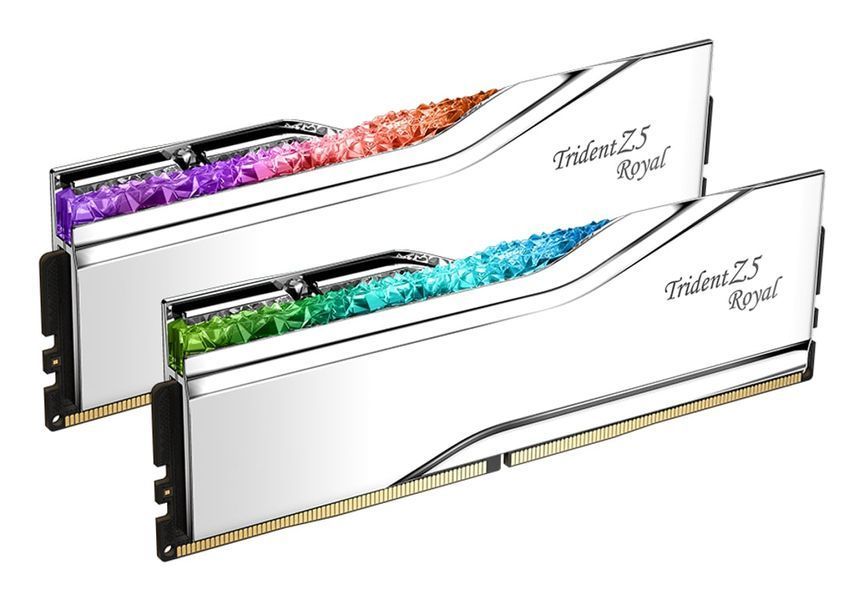 Память для настольных компьютеров G.Skill 48 GB (2x24GB) DDR5 8000 MHz Trident Z5 Royal (F5-8000J3848F24GX2-TR5S) 621051 фото