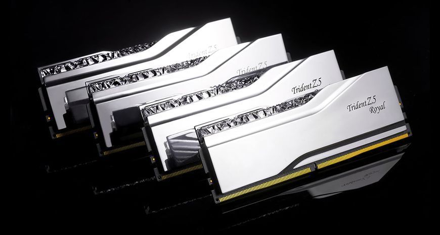 Память для настольных компьютеров G.Skill 48 GB (2x24GB) DDR5 8000 MHz Trident Z5 Royal (F5-8000J3848F24GX2-TR5S) 621051 фото