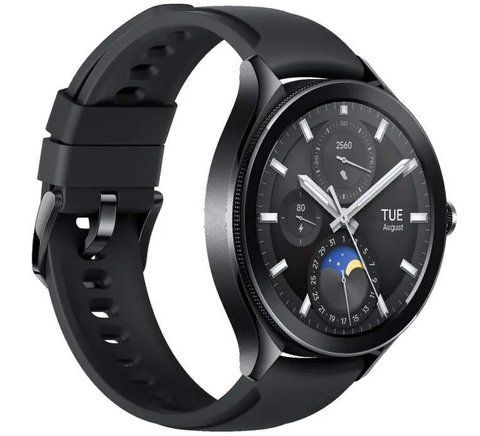 Смарт-годинник Xiaomi Watch 2 Pro Bluetooth Black Case with Black Fluororubber Strap (BHR7211GL) 612738 фото