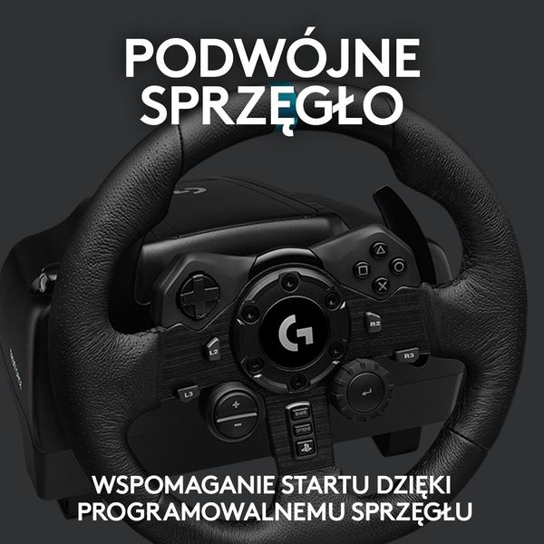 Комплект (кермо, педалі) Logitech G923 PS4/PC (941-000149) 312661 фото