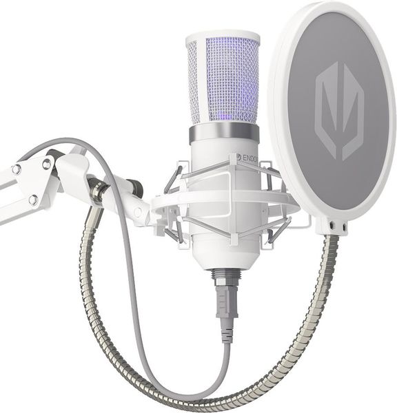 Микрофон для ПК/ для стриминга, подкастов Endorfy Solum Streaming Onyx White (EY1B005) 465687 фото