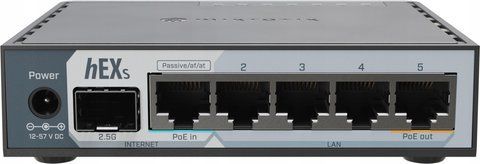 Маршрутизатор Mikrotik hEX S 2025 (E60iUGS) 606971 фото