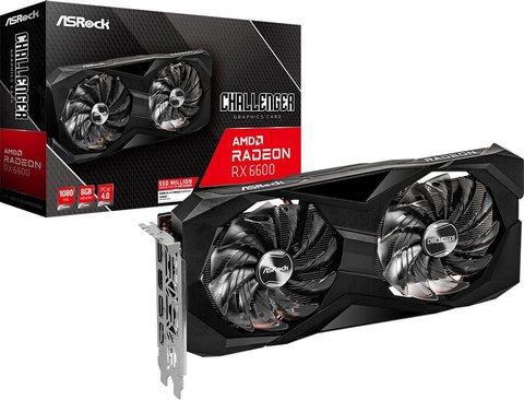 Відеокарта ASRock Radeon RX 6600 Challenger D 8GB (RX6600 CLD 8G) 357876 фото