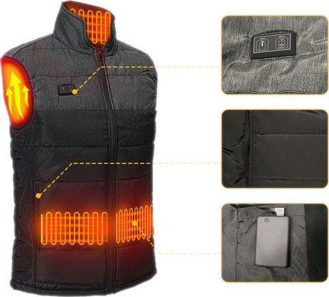 Жилет с подогревом Mozos Kamizelka HV2 r. XL 365723 фото