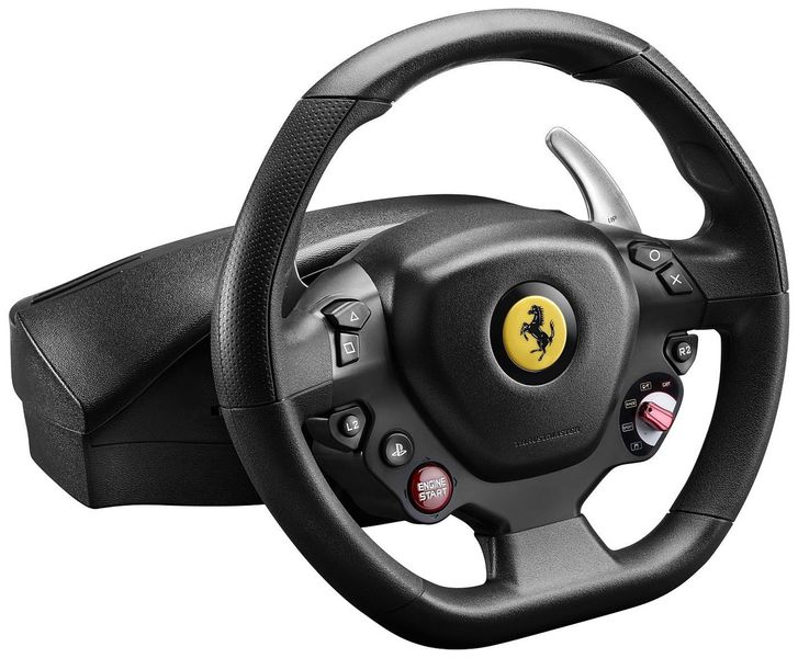 Комплект (кермо, педалі) Thrustmaster T80 Ferrari 488 GTB Edition PC/PS4/PS5 Black (4160672) 312640 фото