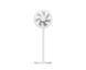 Вентилятор напольный Xiaomi Mi Smart Standing Fan 2 Lite (1C) White 348285 фото 4