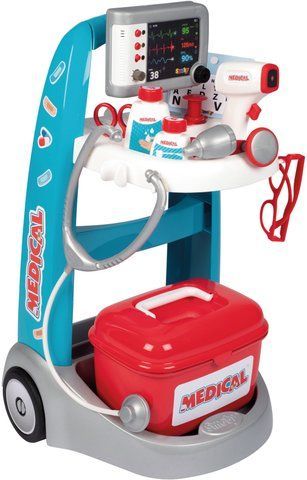 Набір лікаря Smoby Візок лікаря з монітором (340207) 643897 фото