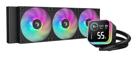 Водяне охолодження Deepcool LQ360 Black (R-LQ360-BKLSMW-G-1) 570596ua фото