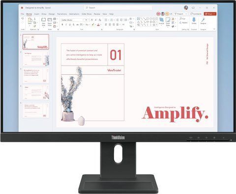 Монитор Lenovo ThinkVision E24-40 Raven Black (64BAMAT1UA) 620403 фото