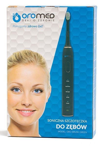 Електрична зубна щітка Oromed ORO-BRUSH Green 377703 фото