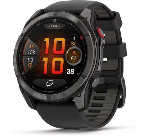 Смарт-годинник Garmin Fenix 8 Pro 51 mm Amoled Carbon Gray DLC Titanium with Black/Pebble Gray (010-03199-00/01) 621697 фото