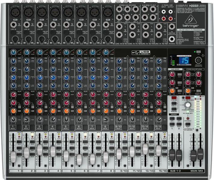 Мікшерний пульт Behringer Xenyx X2222USB 519945 фото