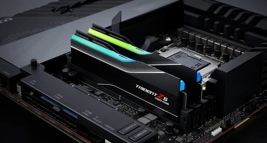 Память для настольных компьютеров G.Skill 64 GB (2x32GB) DDR5 6000 MHz Trident Z5 Neo RGB (F5-6000J2636H32GX2-TZ5NR) 621056 фото