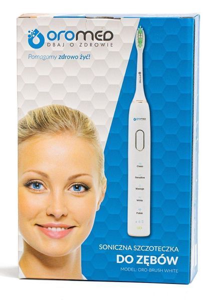 Электрическая зубная щетка Oromed ORO-BRUSH White 377704 фото