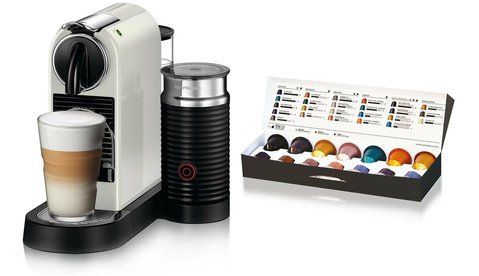 Кофеварка капсульная эспрессо Delonghi Nespresso Citiz & Milk EN 267.WAE 296451 фото