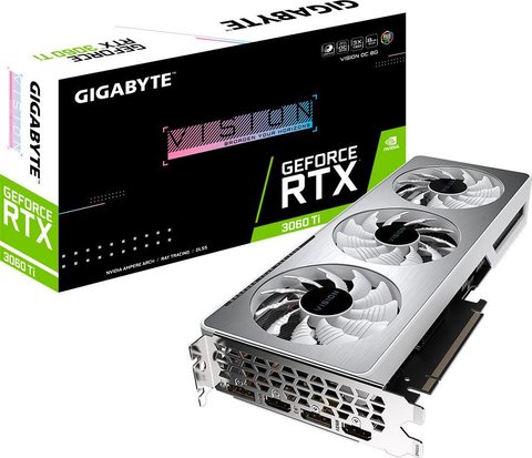 Відеокарта Gigabyte GeForce RTX 3060 Ti VISION OC 8G (GV-N306TVISION OC-8GD) 357911 фото