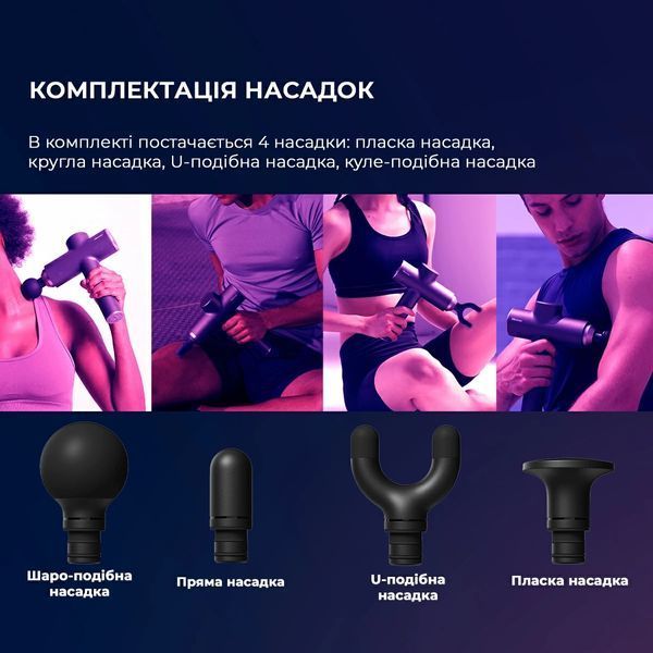 Перкусійний масажер Yunmai Massage Gun Prime 2 (YMFG-M418) 579727ua фото