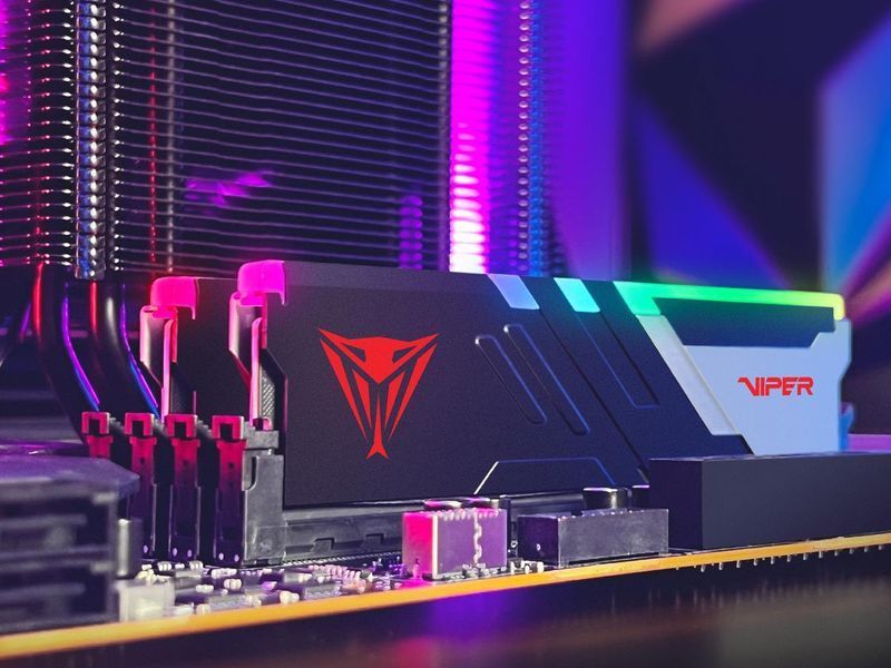 Пам'ять для настільних комп'ютерів Patriot 32 GB (2x16GB) DDR5 6000 MHz Viper Venom RGB (PVVR532G600C30K) 529600 фото