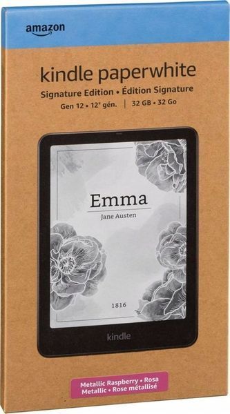 Електронна книга з підсвічуванням Amazon Kindle Paperwhite Signature Edition 12th Gen. 2024 32Gb Metallic Raspberry 591609 фото