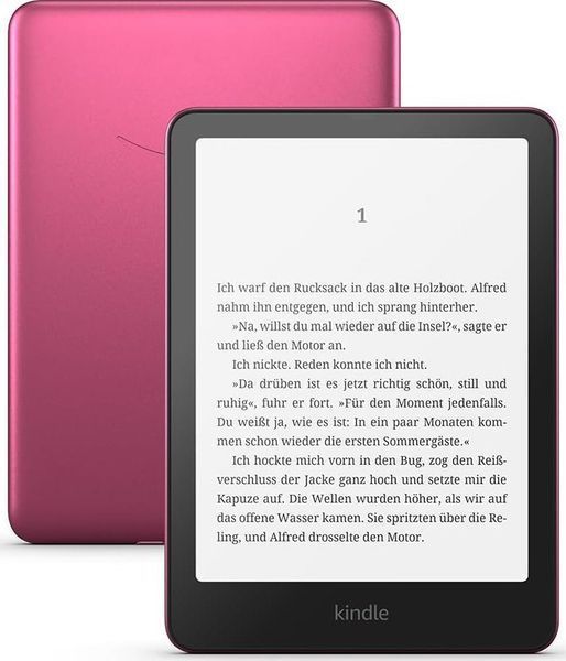 Електронна книга з підсвічуванням Amazon Kindle Paperwhite Signature Edition 12th Gen. 2024 32Gb Metallic Raspberry 591609 фото