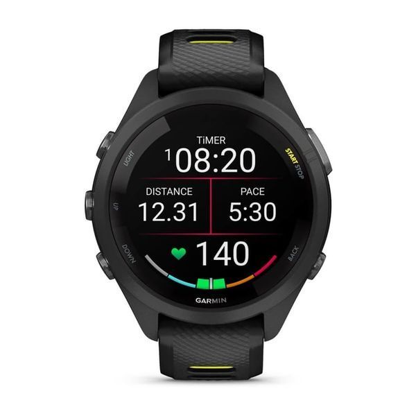 Смарт-годинник Garmin Forerunner 265S Black Bezel and Case w. Black/Amp Yellow S. Band (010-02810-03/13/53) 621699 фото
