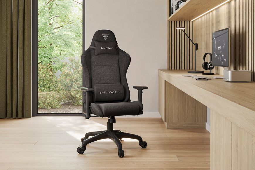 Комп'ютерне крісло для геймера Sense7 Spellcaster Fuku Black 593121 фото
