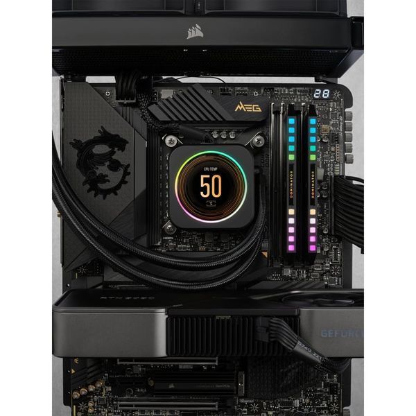 Память для настольных компьютеров Corsair 64 GB (2x32GB) DDR5 6400 MHz Dominator Platinum RGB (CMT64GX5M2B6400C32) 522104 фото
