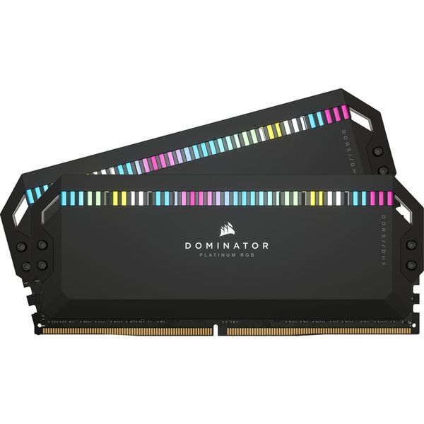Память для настольных компьютеров Corsair 64 GB (2x32GB) DDR5 6400 MHz Dominator Platinum RGB (CMT64GX5M2B6400C32) 522104 фото