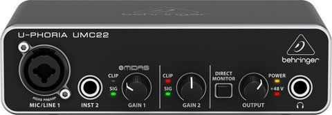 USB аудиоинтерфейс Behringer UMC22 549701 фото