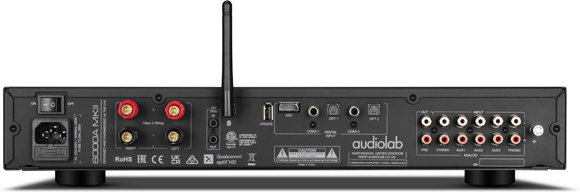 фото Интегральный усилитель Audiolab 6000A MKII Black 2