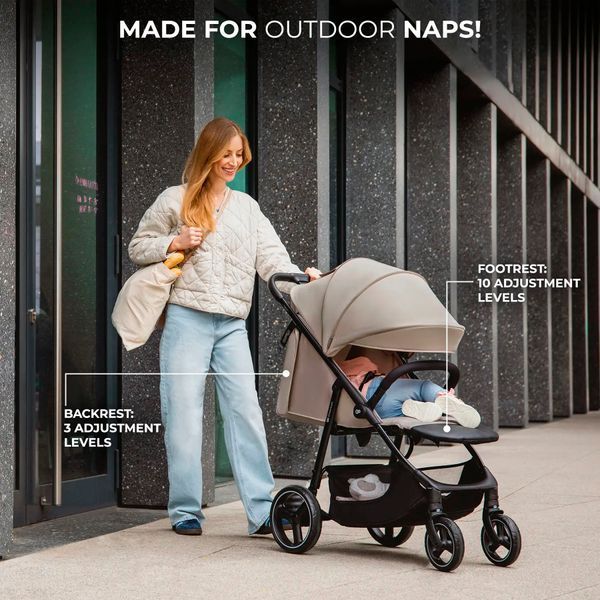 Прогулянкова коляска KinderKraft Trig 3 Granite Grey (KSTRIG03GRY0000) 643755 фото