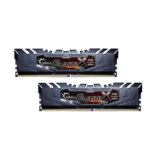 Пам'ять для настільних комп'ютерів G.Skill 32 GB (2x16GB) DDR4 3200 MHz Flare X Black (F4-3200C14D-32GFX) 339361 фото