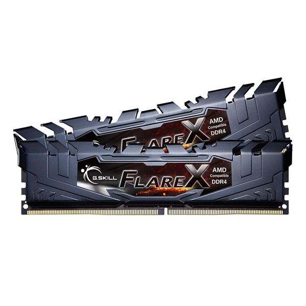 Пам'ять для настільних комп'ютерів G.Skill 32 GB (2x16GB) DDR4 3200 MHz Flare X Black (F4-3200C14D-32GFX) 339361 фото