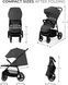 Прогулянкова коляска KinderKraft Trig 3 Granite Grey (KSTRIG03GRY0000) 643755 фото 8