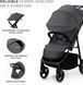 Прогулянкова коляска KinderKraft Trig 3 Granite Grey (KSTRIG03GRY0000) 643755 фото 4