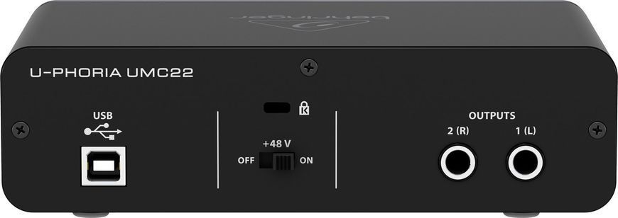 USB аудіоінтерфейс Behringer UMC22 549701 фото