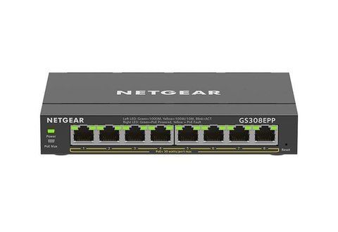 Комутатор керований рівня 3 Netgear GS308EPP (GS308EPP-100PES) 504213 фото